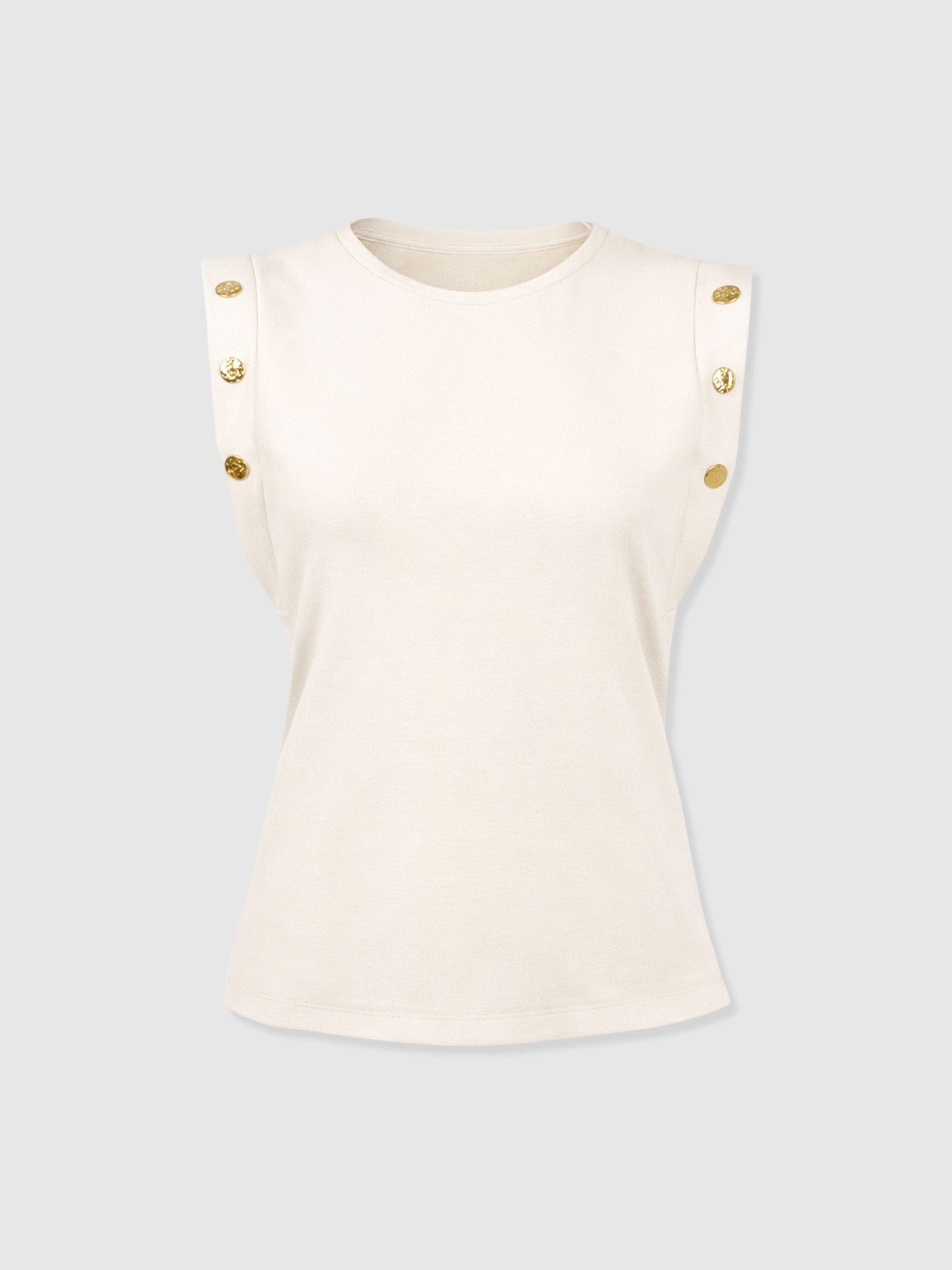 Rowan Tee - Cream - Molten - Women's T-shirts | Saint + Sofia® USA